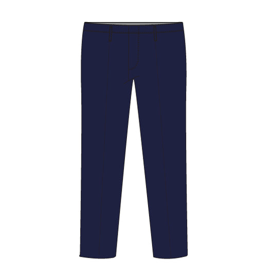 MOD31703 - Pantalon marine avec boutons intérieurs