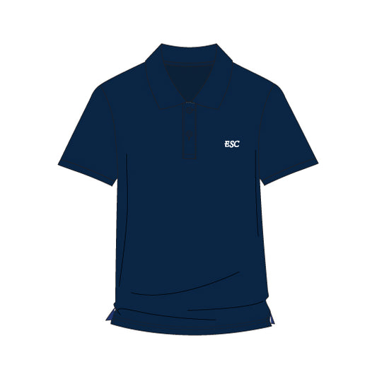 ESC610NL - Polo marine dry-fit avec logo 50e.